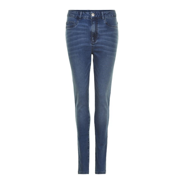 Slim Fit Jeansy w Kolorze Denim Blue IN Front