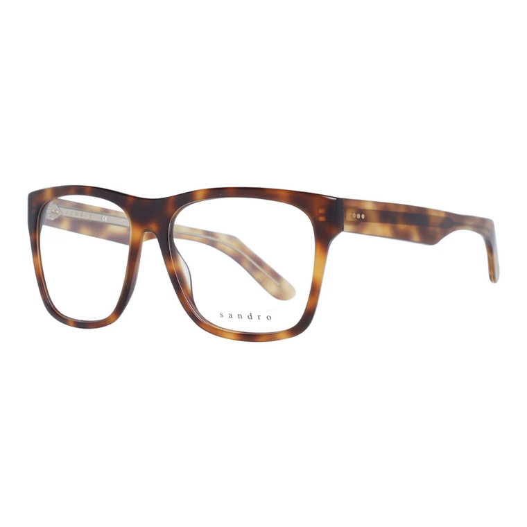 Brązowe Męskie Okulary Optyczne Sandro