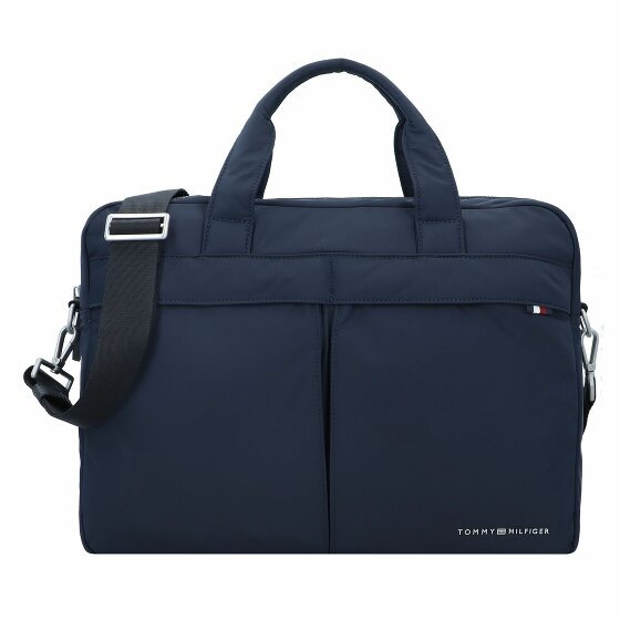 Tommy Hilfiger TH Signature Teczka 43 cm Komora na laptopa space blue