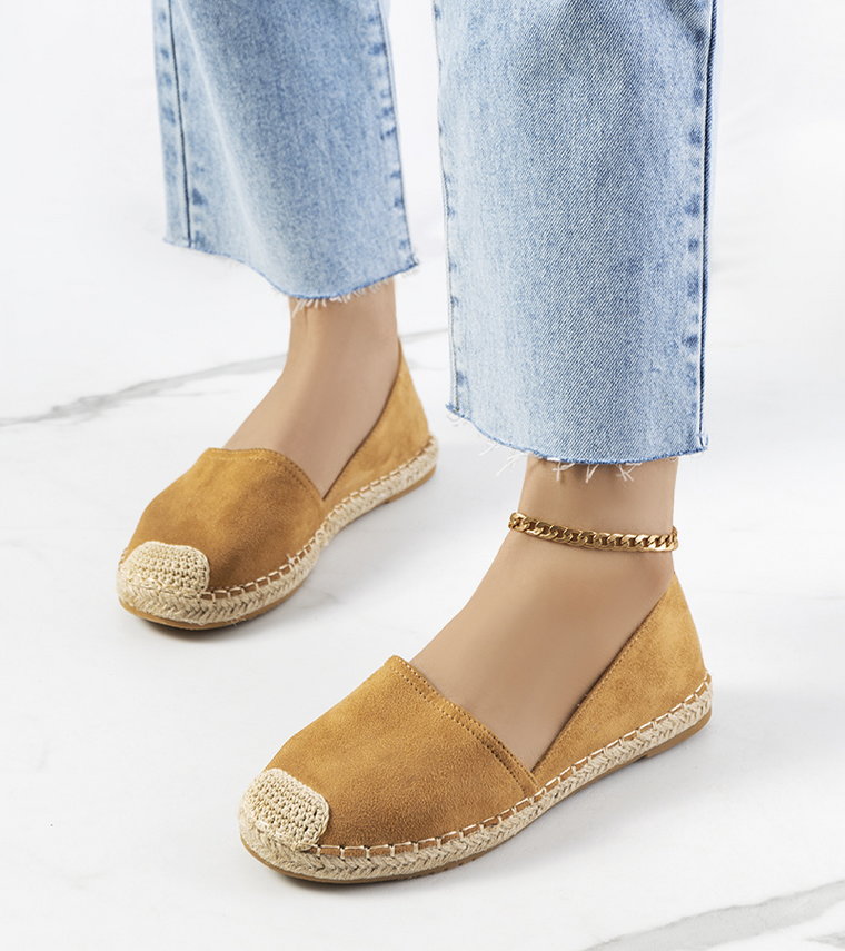 Brązowe espadryle damskie Balmy