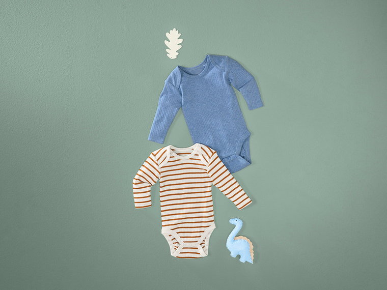 lupilu Body niemowlęce z bawełny organicznej, 2 sztuki