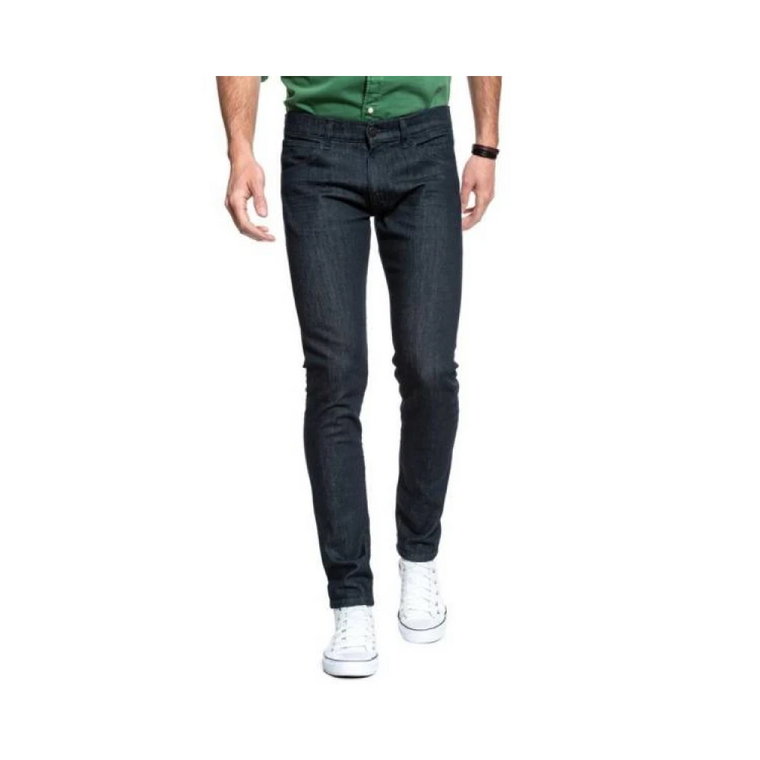 Slim-Fit Navy Blue Denim Jeans Wrangler