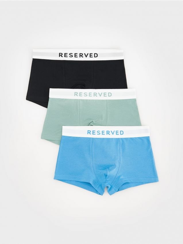 Reserved - 3 pack bokserek Classic - jasnozielony