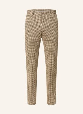 Paul Spodnie Garniturowe Slim Fit braun