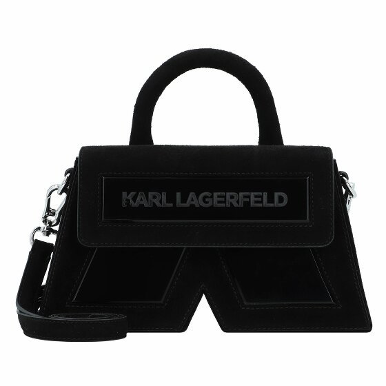 Karl Lagerfeld Ikonik Torba Skórzany 25 cm black