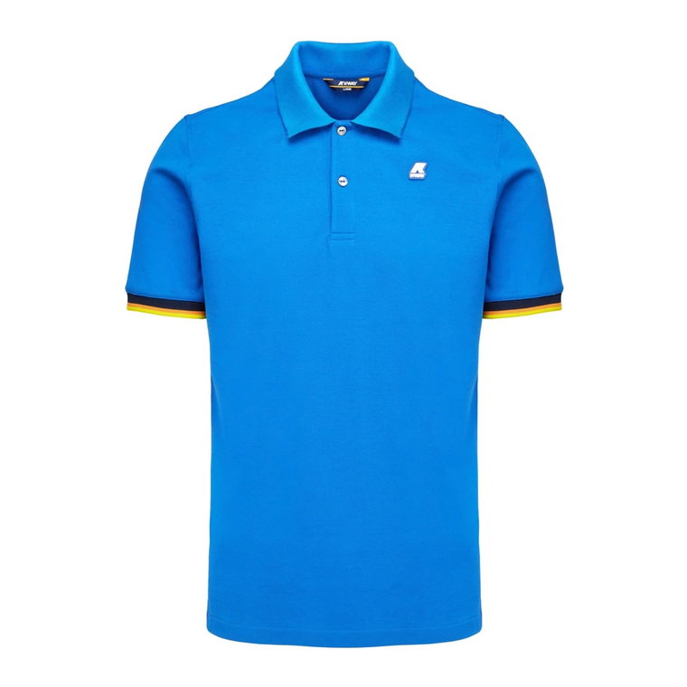 Królewska Niebieska Koszulka Polo dla Mężczyzn K-Way