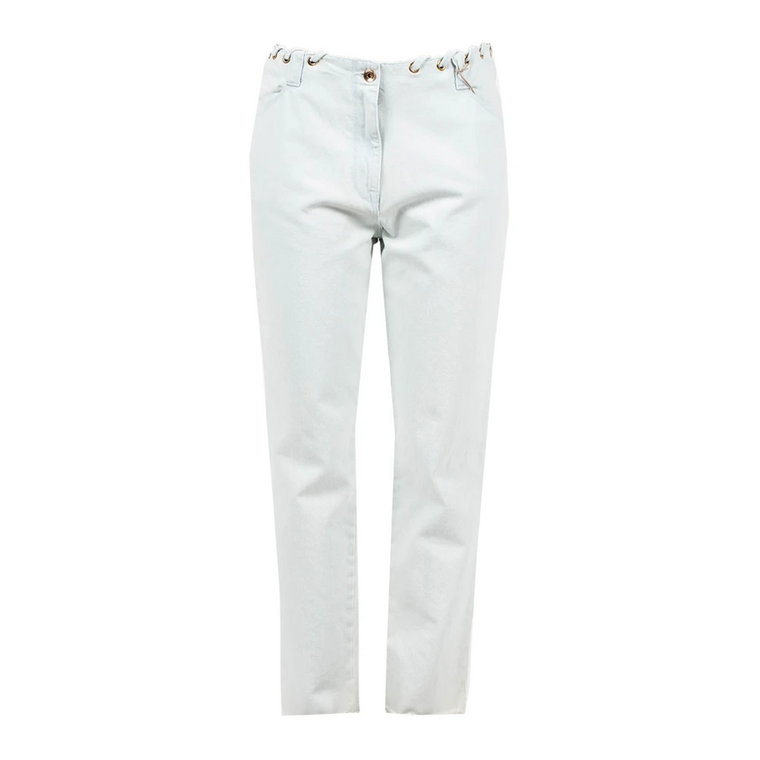 Slim-fit Mom Jeans z modnymi detalami Patrizia Pepe