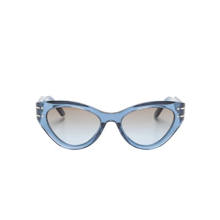 Niebieskie Okulary Signature Dior