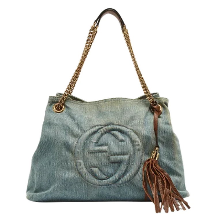 Pre-owned Denim gucci-bags Gucci Vintage