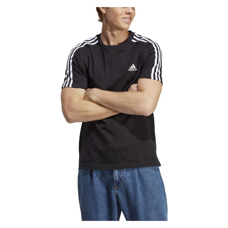 Koszulka męska adidas Essentials Single Jersey 3-Stripes Tee IC9334