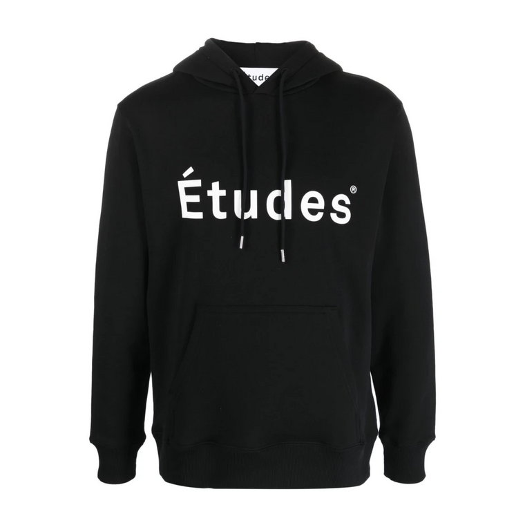Czarna Bluza z Logo Études