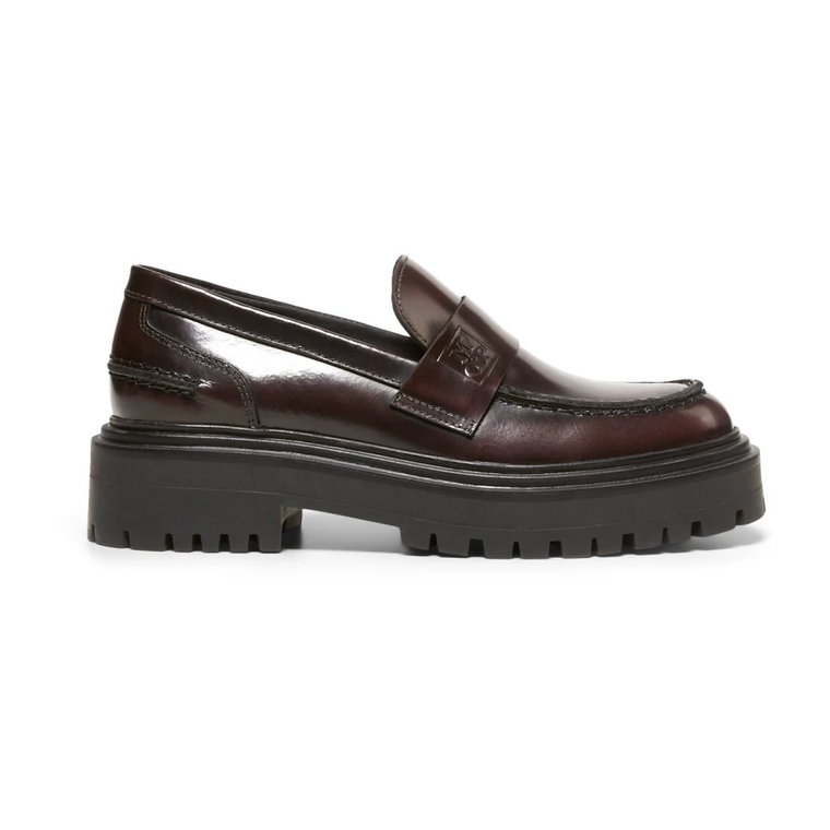 Chunky Loafers - Sztyblety z chropowatą skórą cielęcą Marc O'Polo