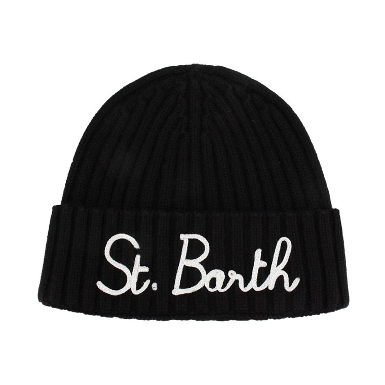 Zimowa czapka z haftowanym logo MC2 Saint Barth