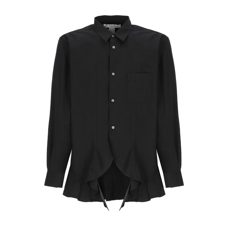 Czarna Koszula Ulepszająca dla Mężczyzn Comme des Garçons