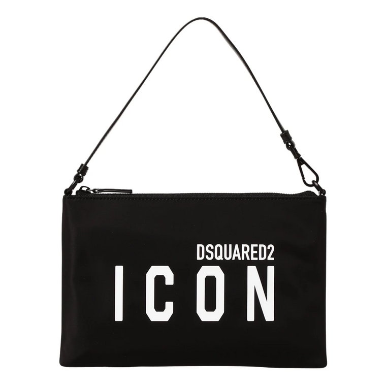 Elegancka płaska torebka dla nowoczesnych kobiet Dsquared2