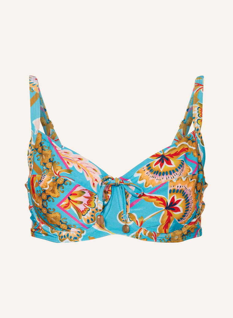 Cyell Góra Od Bikini Z Fiszbinami Orient blau