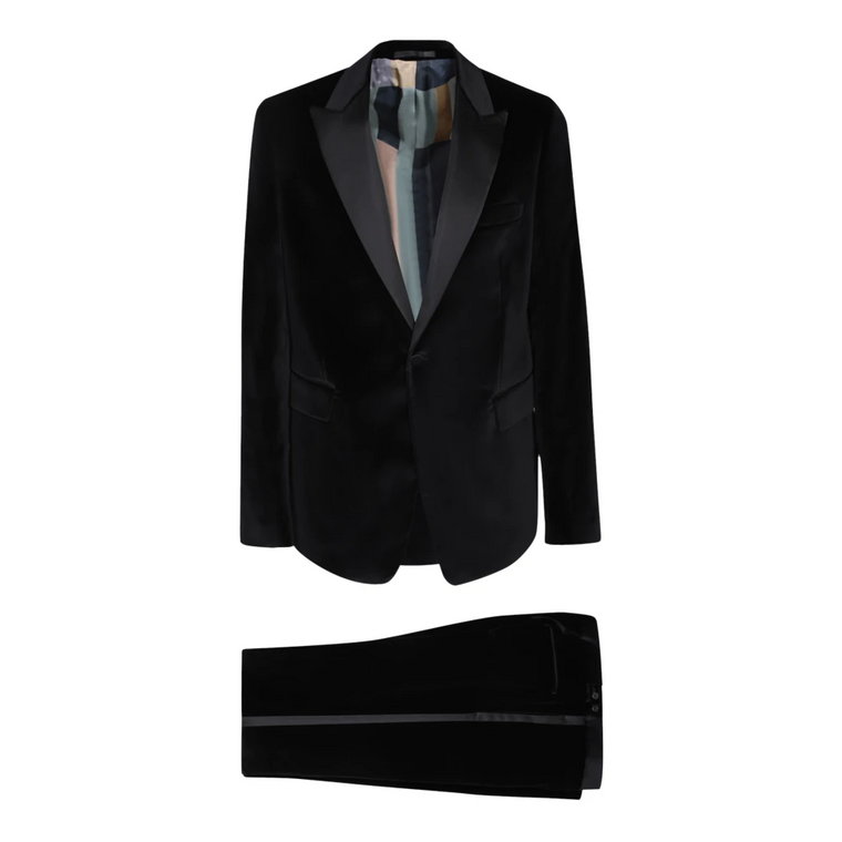 Eleganckie czarne garnitury dla mężczyzn PS By Paul Smith