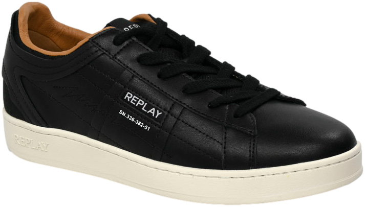 Sneakersy Replay GMZ3B.000 C0017L Black Skóra Naturalna