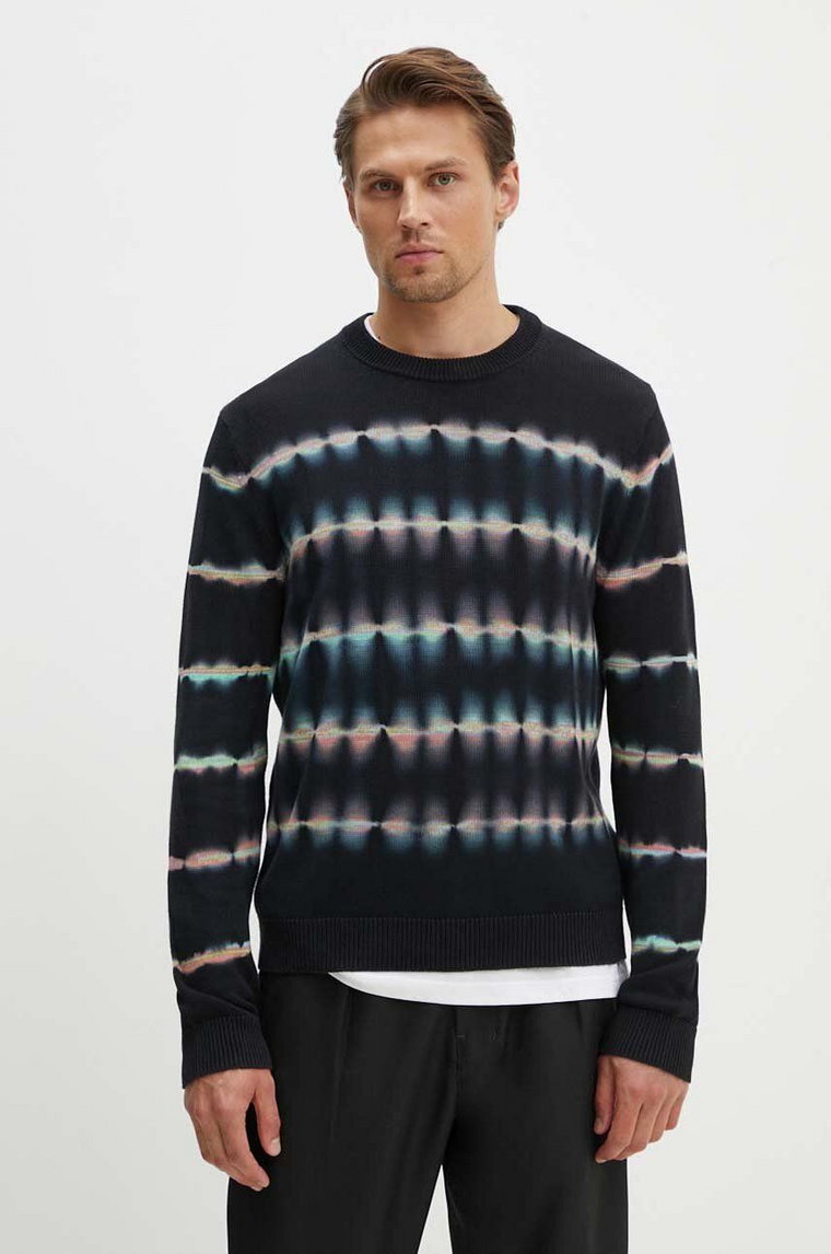 PS Paul Smith sweter bawełniany kolor czarny lekki M2R.960Y.N22151