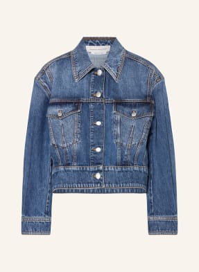 Alexander Mcqueen Kurtka Jeansowa blau