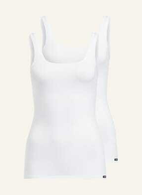 Skiny Topy, 2 Szt. Advantage Cotton weiss