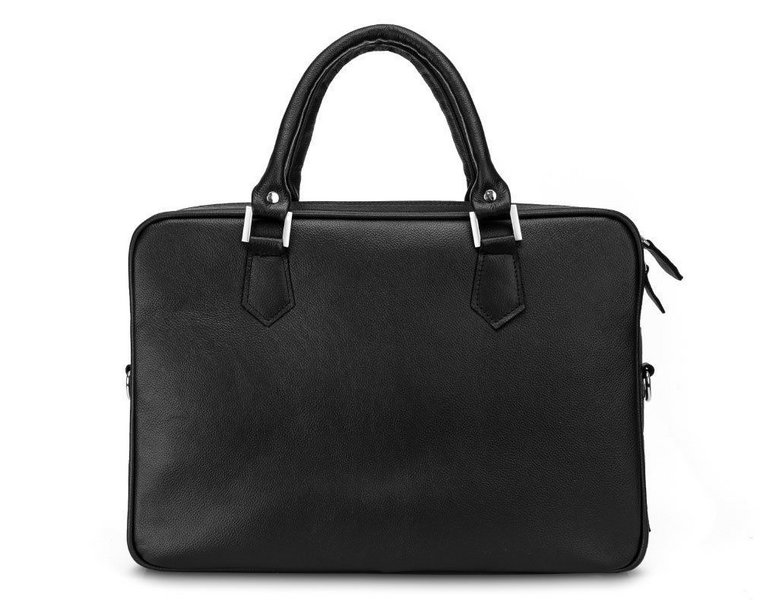 Skórzana męska torba na laptopa Solier SL22 czarna