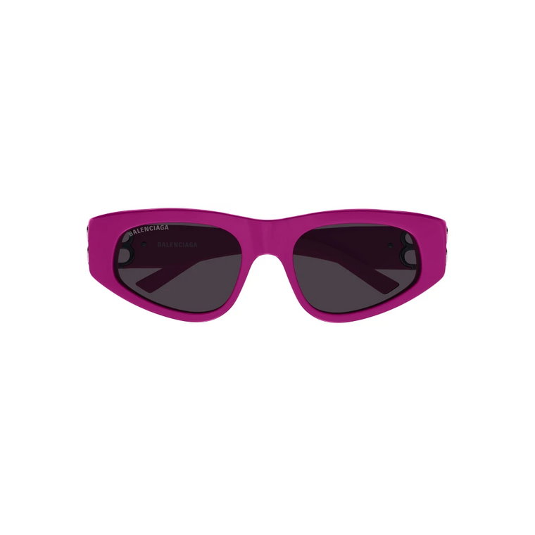 Różowe Fioletowe Ss23 Okulary Przeciwsłoneczne dla Kobiet Balenciaga