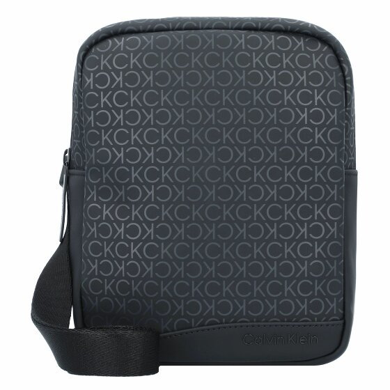 Calvin Klein Rubberized Conv Torba na ramię 18 cm black uv mono