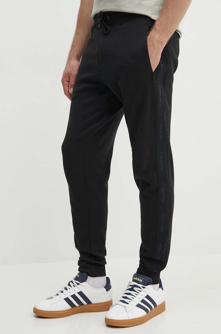 Calvin Klein spodnie dresowe kolor czarny gładkie K10K113096