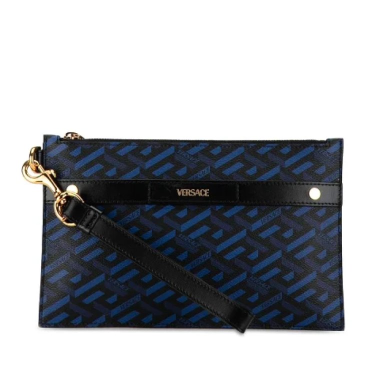 Pre-owned Canvas clutches Versace Pre-owned