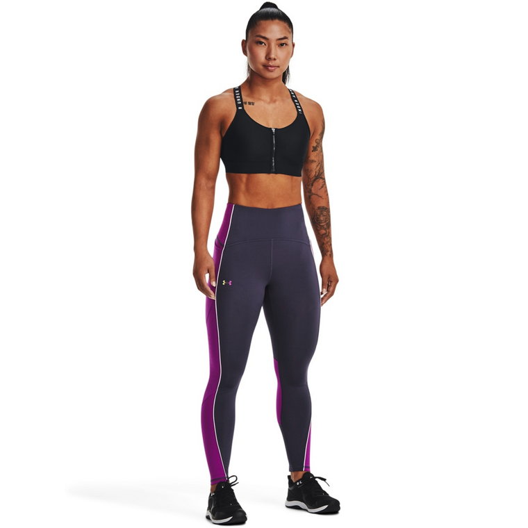 DAMSKIE LEGGINSY TRENINGOWE UNDER ARMOUR UA RUSH ANKLE LEGGINGS - fioletowe