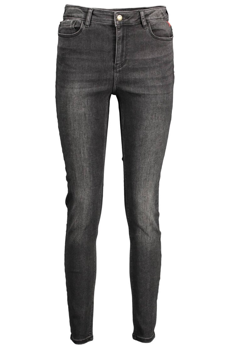 DESIGUAL JEANS DENIM WOMAN CZARNY