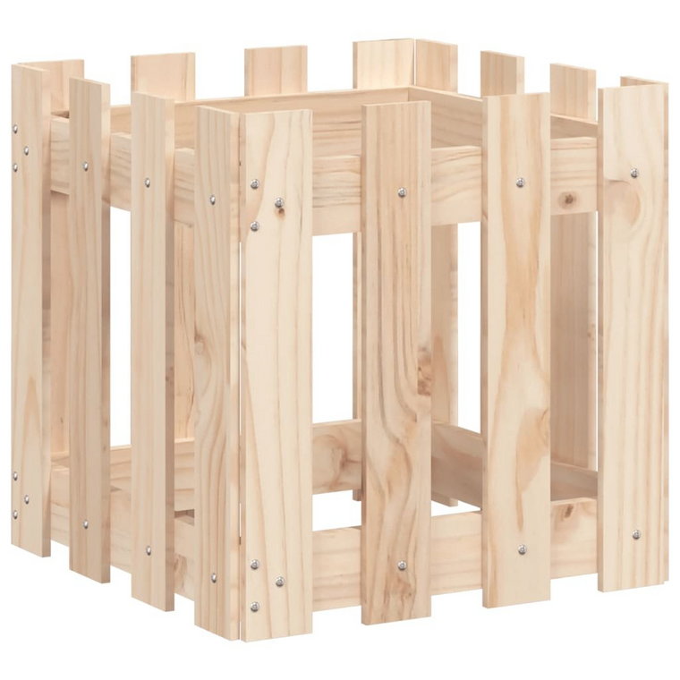 Doniczka ogrodowa drewno sosnowe 40x40x40 cm