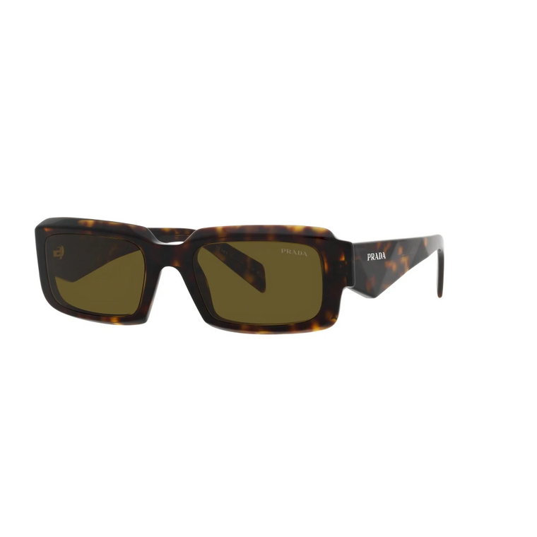 Tortoise/Brown Green Okulary przeciwsłoneczne Prada