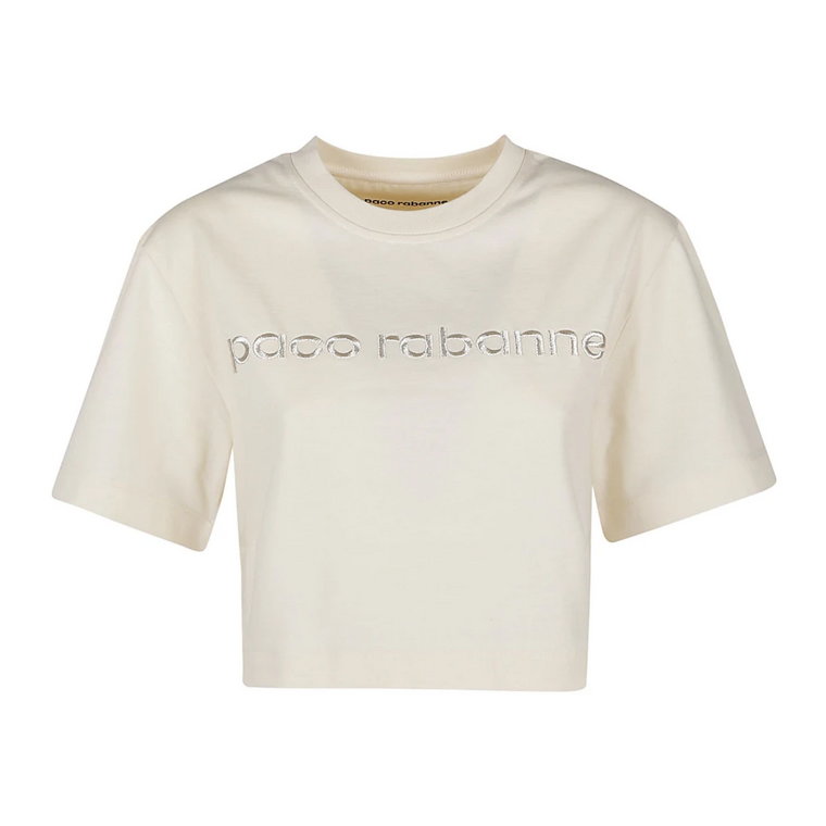 Podnieś swój strój z Nude T-Shirt Paco Rabanne