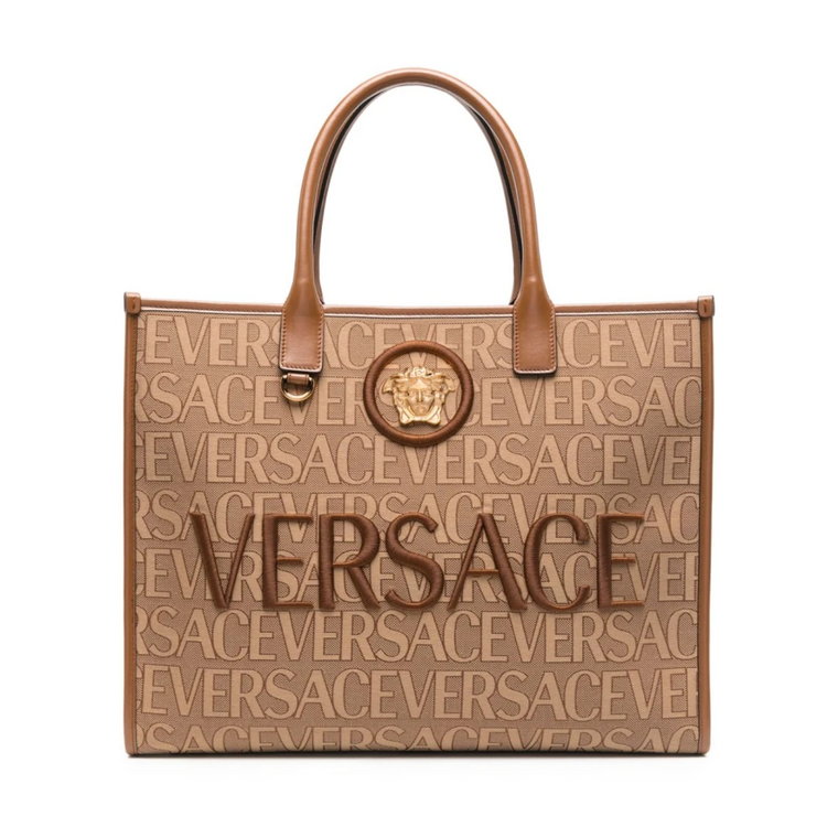 Duża torba Allover-Jacquard Versace