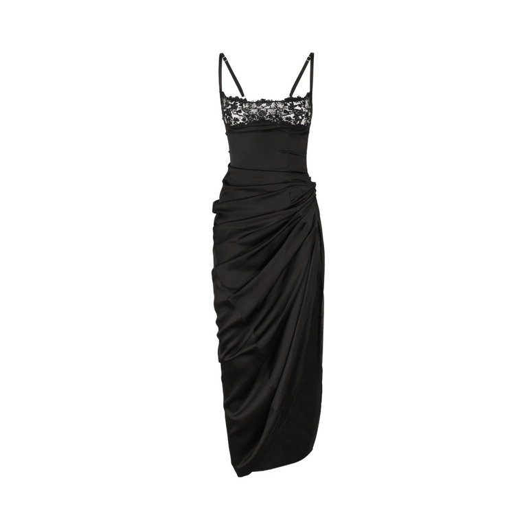 Czarne Sukienki z Bawełny Jacquemus