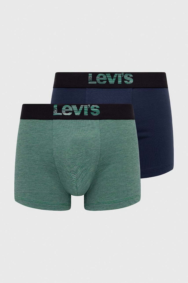 Levi's bokserki 2-pack męskie kolor zielony