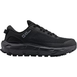 Czarne sneakersy męskie jack wolfskin hike ventura lite - Męskie - Kolor: Czarne - Rozmiar: 45