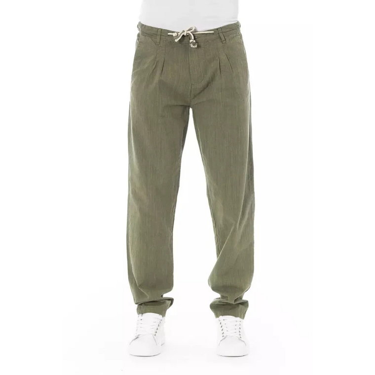 Trend Army Bawełniane Spodnie Jeansowe Baldinini