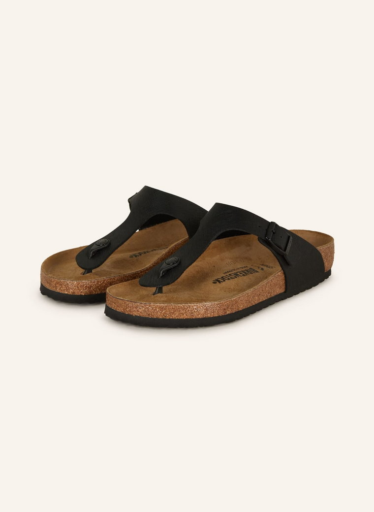 Birkenstock Japonki Gizeh schwarz