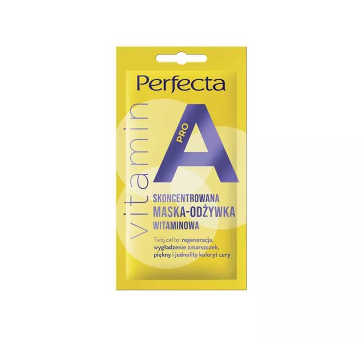 PERFECTA VITAMIN PRO A SKONCENTROWANA MASKA-ODŻYWKA WITAMINOWA DO TWARZY 8ML