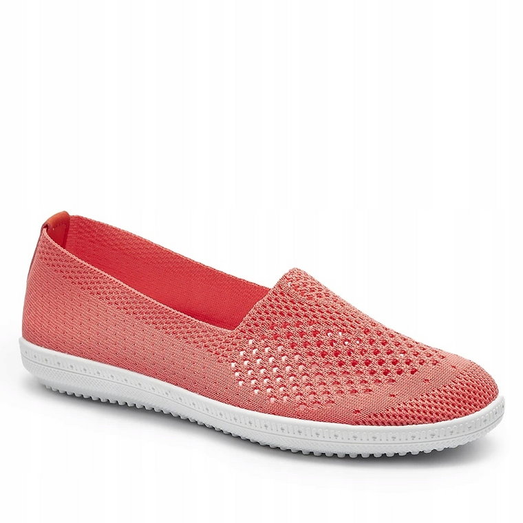 Koralowe Damskie Tenisówki Slip On Sadola 36