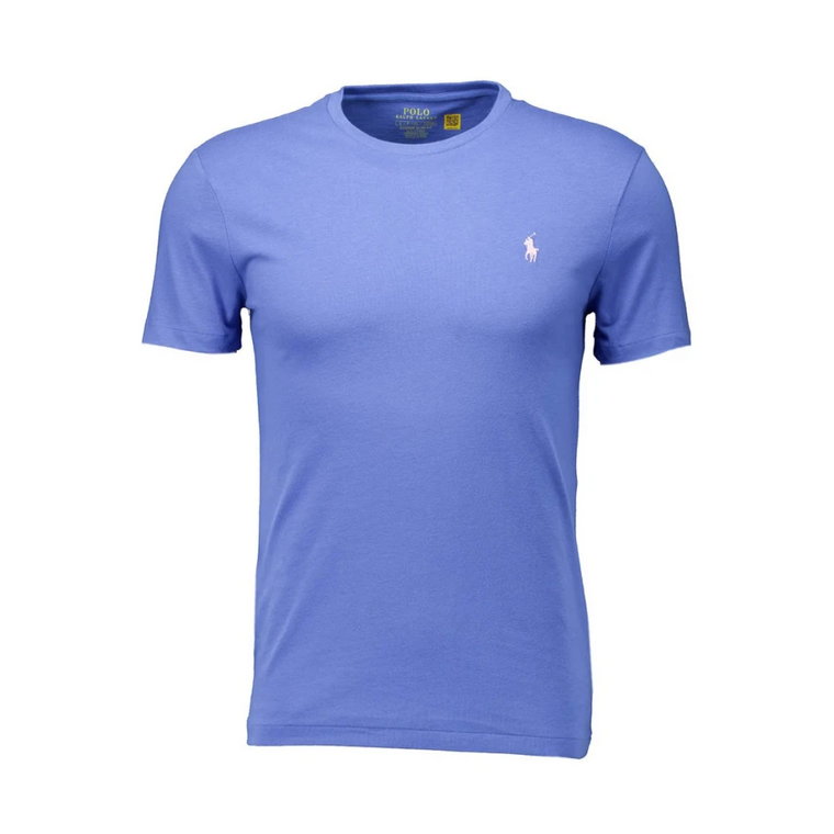 Stylowa Niebieska Koszulka z Logo Ralph Lauren