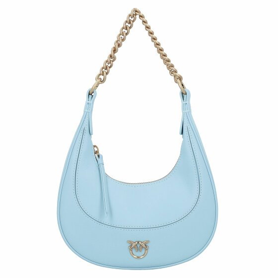 PINKO Brioche Torba Skórzany 25.5 cm cool blue-antique gold