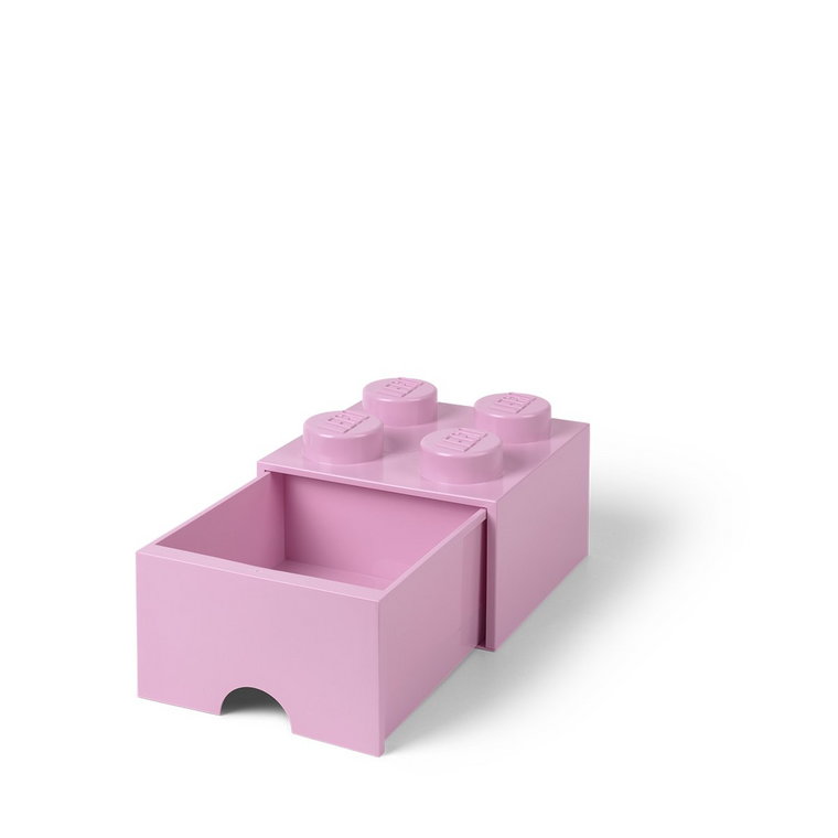 LEGO, Szuflada klocek, Brick 4, jasnoróżowa