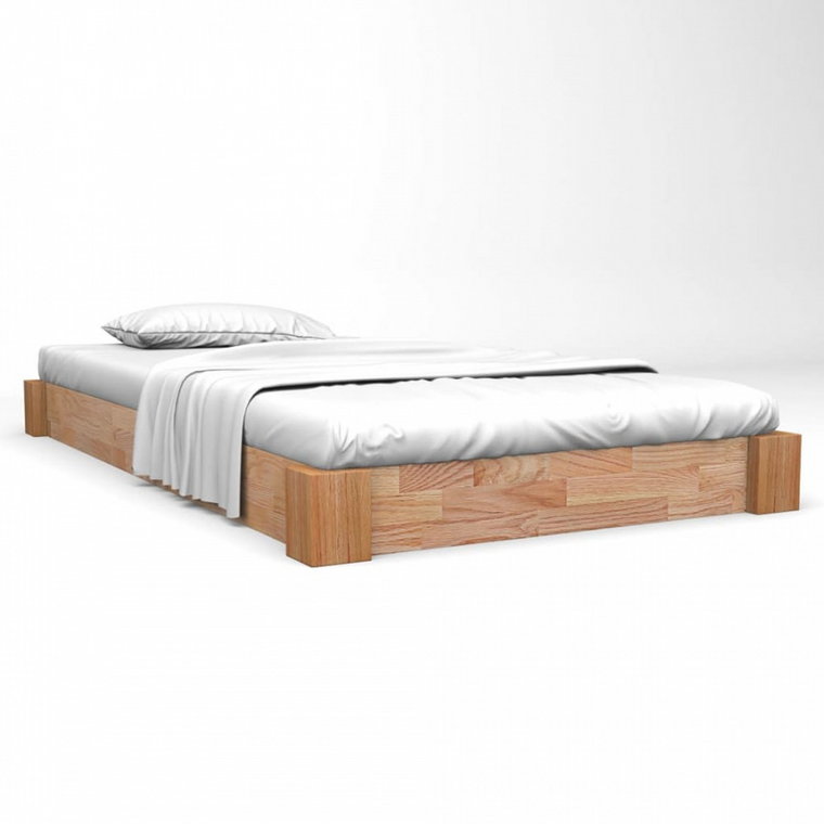 Rama łóżka z litego drewna dębowego, 160 x 200 cm kod: V-247262