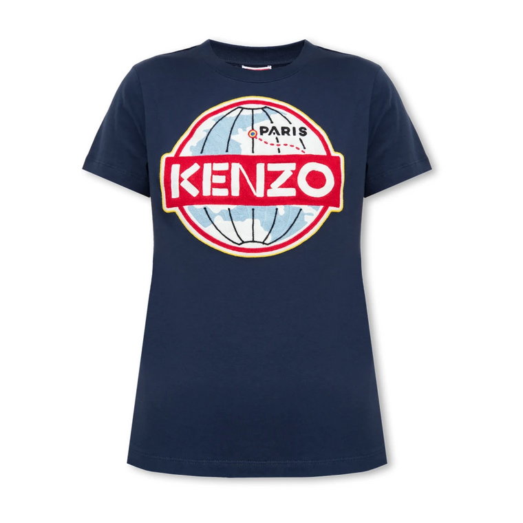 T-shirt z logo Kenzo