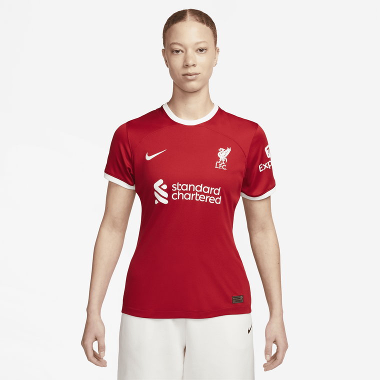 Damska koszulka piłkarska Nike Dri-FIT Liverpool F.C. 2023/24 Stadium (wersja domowa) - Czerwony