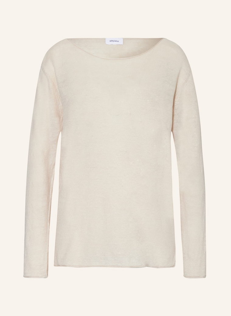 Darling Harbour Sweter Z Lnu beige